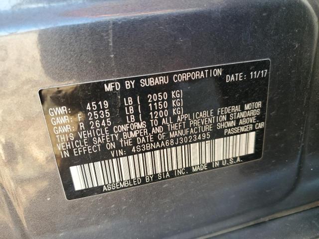 2018 SUBARU LEGACY 2.5 - 4S3BNAA68J3023495