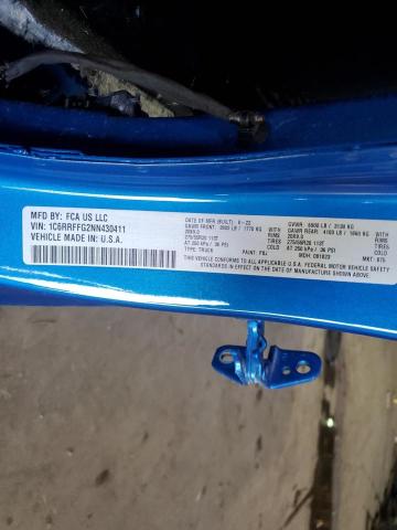 2022 RAM 1500 BIG H - 1C6RRFFG2NN430411