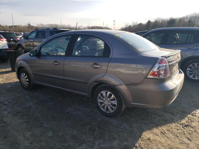 CHEVROLET AVEO LS 2010 gray  gas KL1TD5DE4AB109000 photo #3