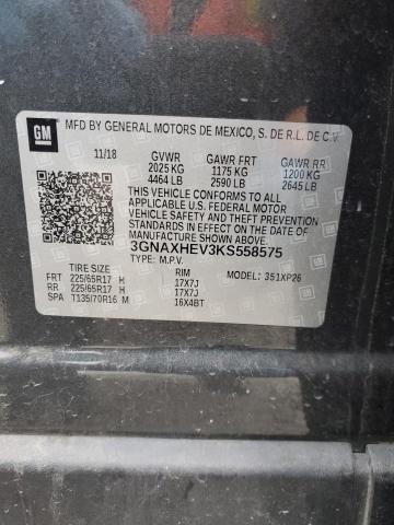 2019 CHEVROLET EQUINOX LS - 3GNAXHEV3KS558575