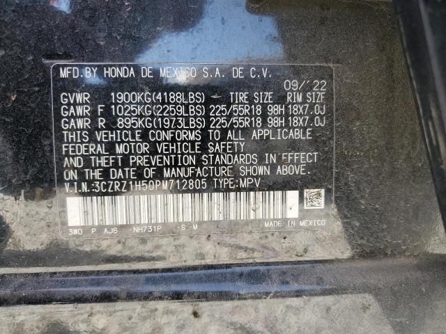 2023 HONDA HR-V SPORT - 3CZRZ1H50PM712805