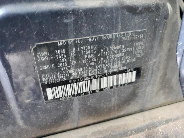 2015 SUBARU OUTBACK 2. - 4S4BSAJC7F3277815