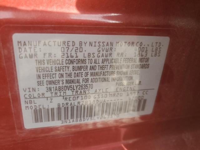 2020 NISSAN SENTRA SR - 3N1AB8DV5LY263570