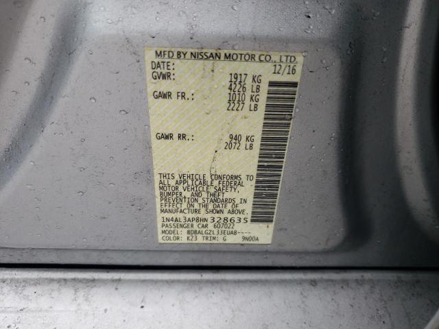 2017 NISSAN ALTIMA 2.5 - 1N4AL3AP8HN328635