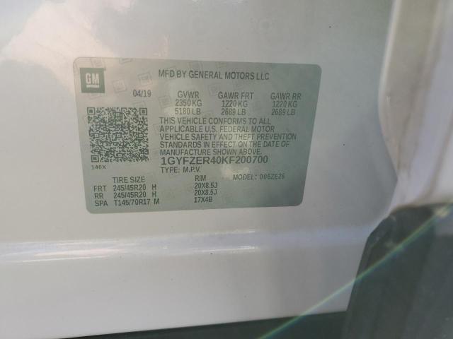 2019 CADILLAC XT4 SPORT - 1GYFZER40KF200700