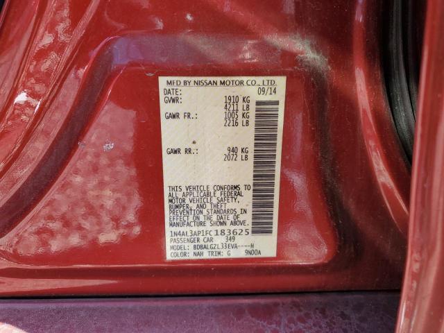 2015 NISSAN ALTIMA 2.5 - 1N4AL3AP1FC183625