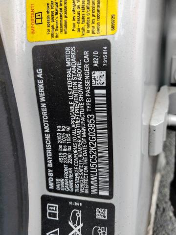 2019 MINI COOPER S C - WMWLU5C52K2G03853