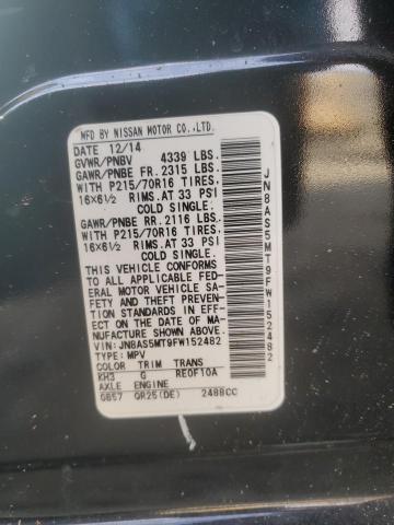 2015 NISSAN ROGUE SELE - JN8AS5MT9FW152482