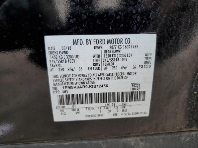 2018 FORD EXPLORER P - 1FM5K8AR9JGB12456