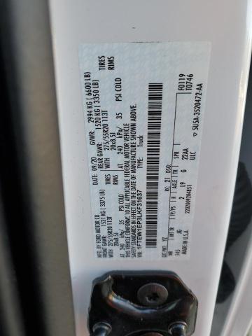 2020 FORD F150 SUPER - 1FTEW1EP3LKF31637