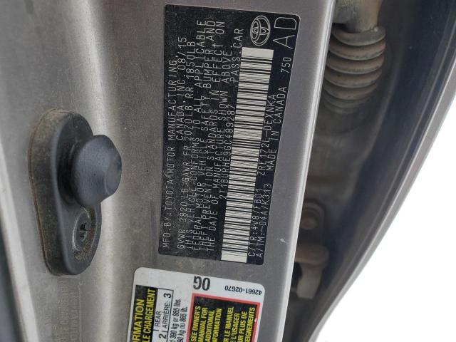 2016 TOYOTA COROLLA L - 2T1BURHE9GC489287