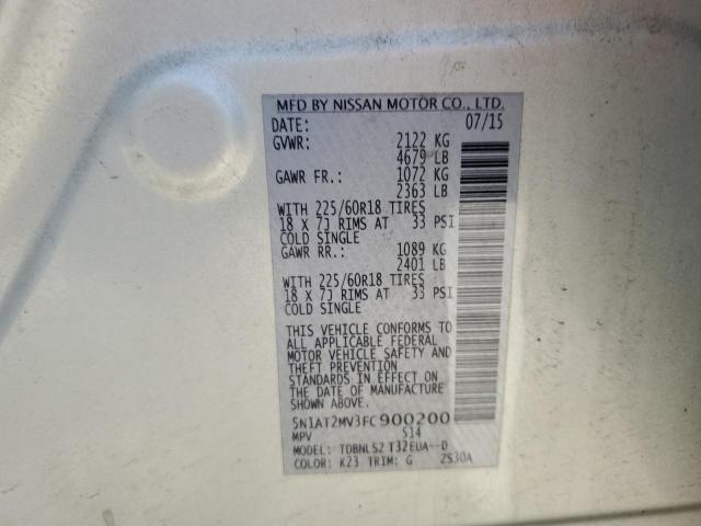 2015 NISSAN ROGUE S - 5N1AT2MV3FC900200