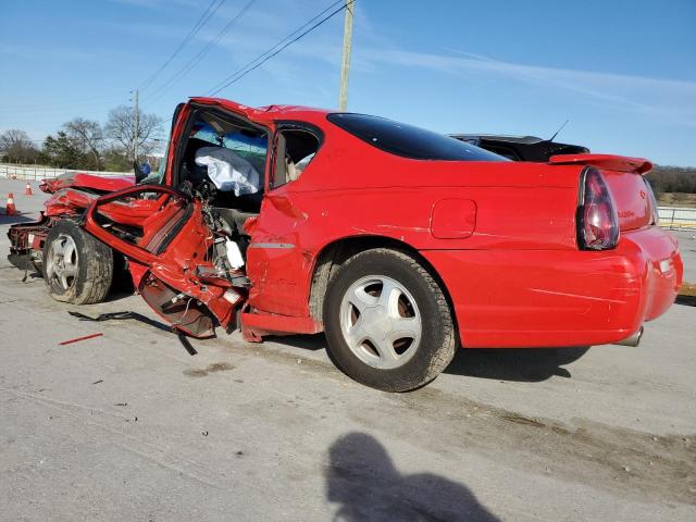 CHEVROLET MONTE CARL 2000 red  gas 2G1WX12K2Y9249954 photo #3