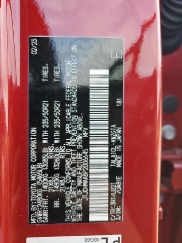 2023 LEXUS RX 350 PRE JTJCHMAA8P2006645