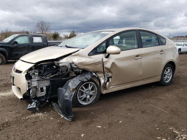 TOYOTA PRIUS 2010 gold  hybrid engine JTDKN3DU2A1015913 photo #1