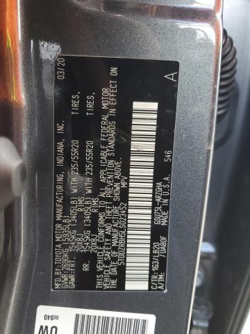 2020 TOYOTA HIGHLANDER - 5TDDZRBH5LS023452