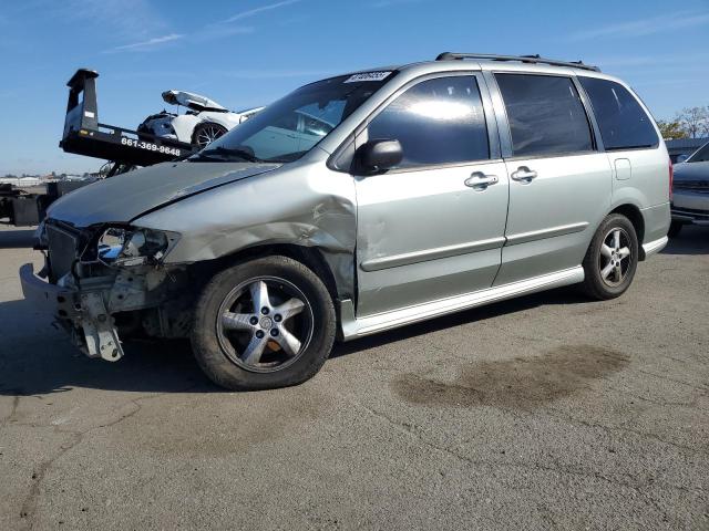 MAZDA MPV WAGON 2003 green  gas JM3LW28A730355358 photo #1