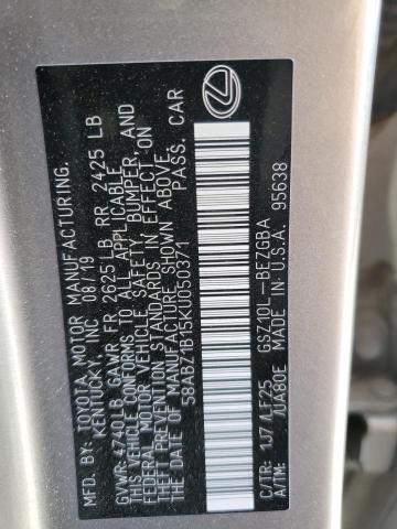 2019 LEXUS ES 350 - 58ABZ1B15KU050371
