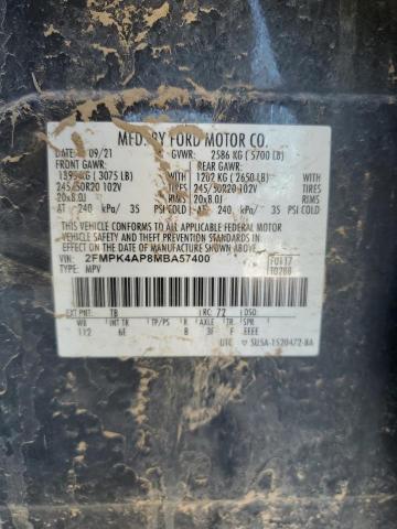 2021 FORD EDGE ST - 2FMPK4AP8MBA57400