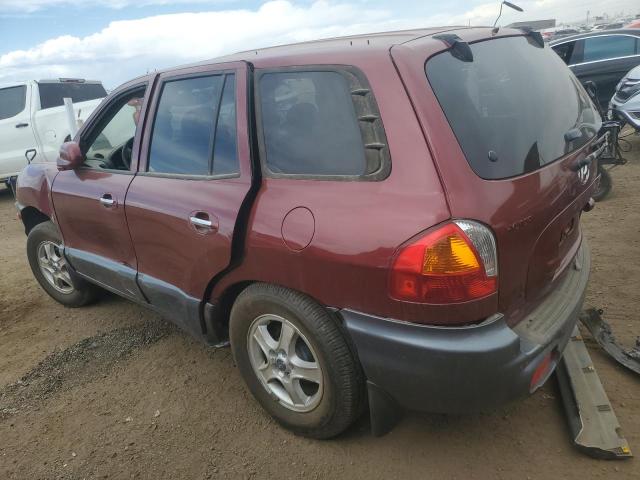 HYUNDAI SANTA FE G 2003 burgundy 4dr spor gas KM8SC13D93U357500 photo #3