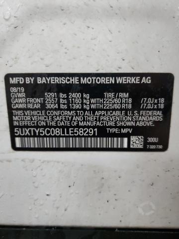 2020 BMW X3 XDRIVE3 - 5UXTY5C08LLE58291