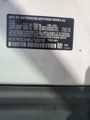2019 BMW X3 SDRIVE3 - 5UXTR7C54KLF30218