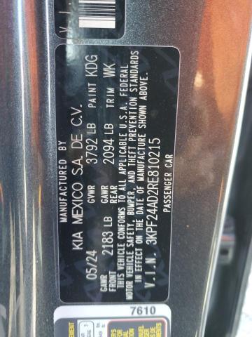 2024 KIA FORTE LX - 3KPF24AD2RE810215