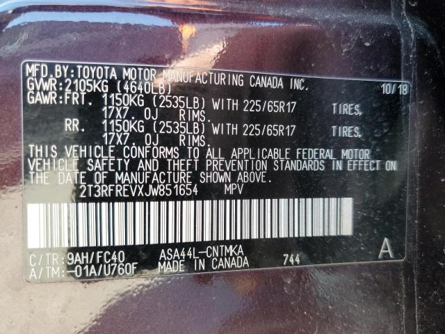 2018 TOYOTA RAV4 ADVEN - 2T3RFREVXJW851654