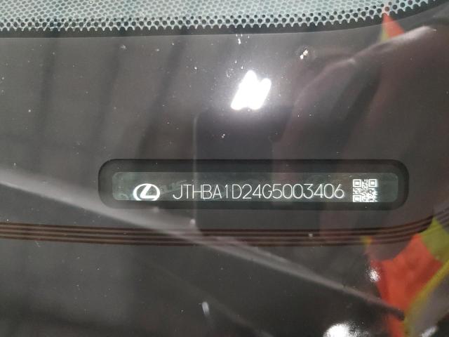 2016 LEXUS IS 200T JTHBA1D24G5003406