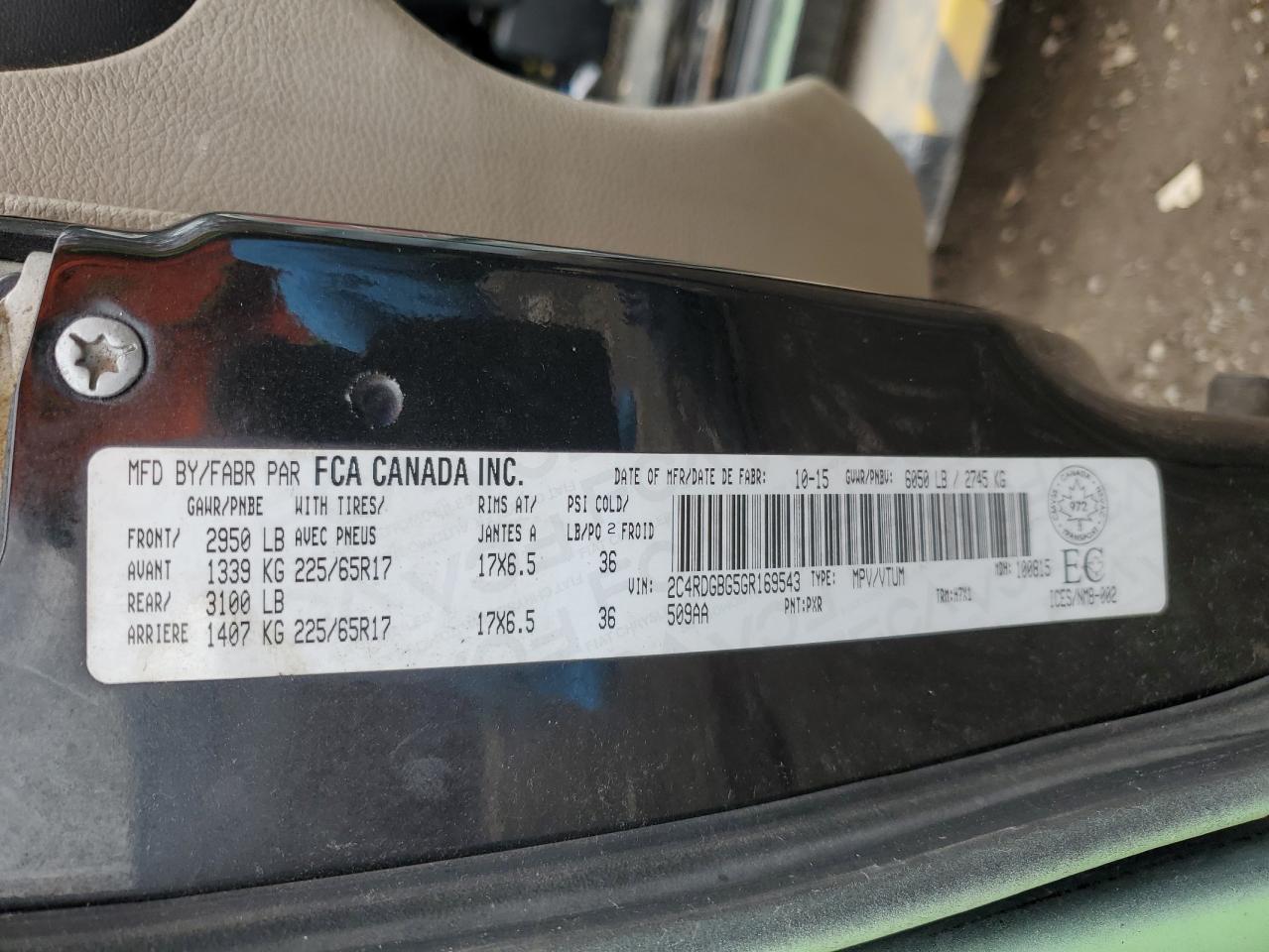 DODGE GRAND CARAVAN SE