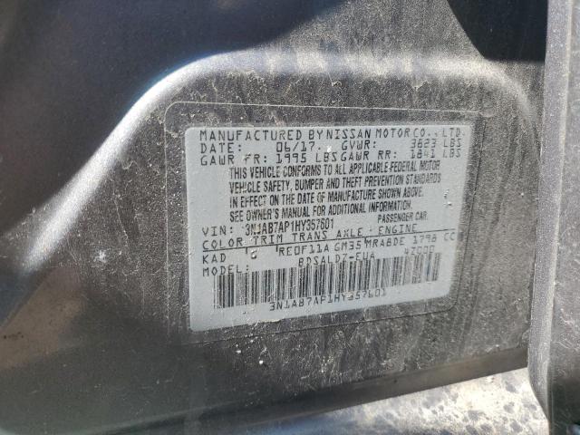 2017 NISSAN SENTRA S - 3N1AB7AP1HY357601