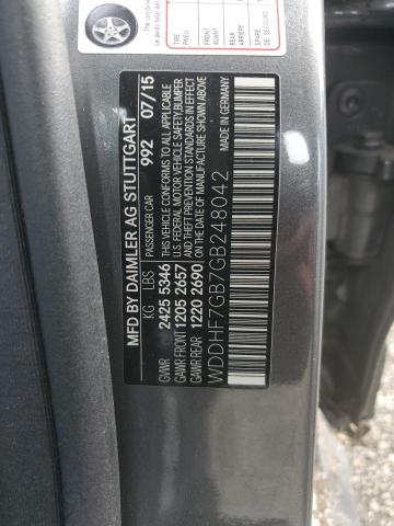 2016 MERCEDES-BENZ E 63 AMG-S - WDDHF7GB7GB248042