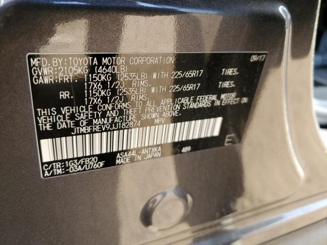 2018 TOYOTA RAV4 LE - JTMBFREV9JJ182874