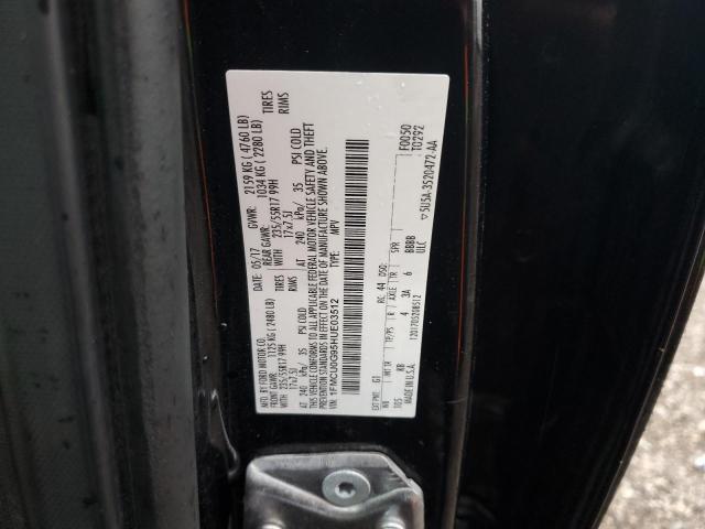 2017 FORD ESCAPE SE - 1FMCU0G95HUE03512