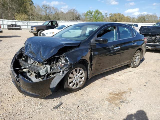 NISSAN SENTRA S 2014 black  gas 3N1AB7AP5EL625669 photo #1