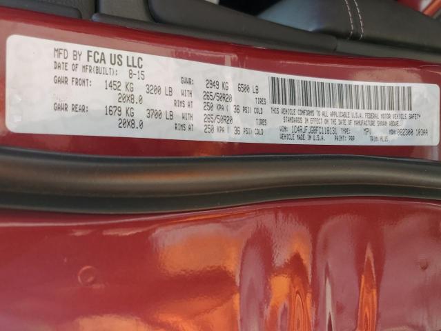 2015 JEEP GRAND CHER - 1C4RJFJG8FC118131