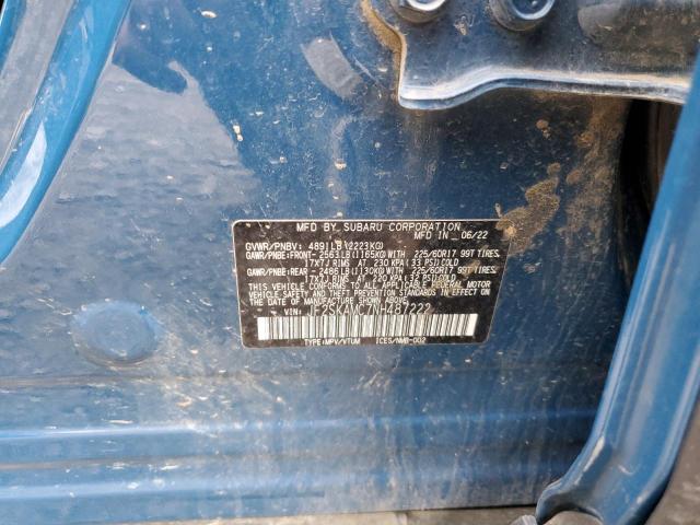 2022 SUBARU FORESTER W JF2SKAMC7NH487222