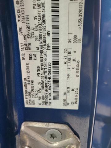 2017 FORD ESCAPE SE - 1FMCU9G97HUD68220