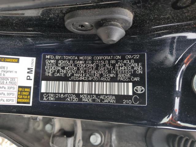 2023 TOYOTA COROLLA SE - JTDS4MCE4P3514602