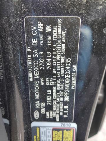 2019 KIA FORTE FE - 3KPF24AD6KE024035