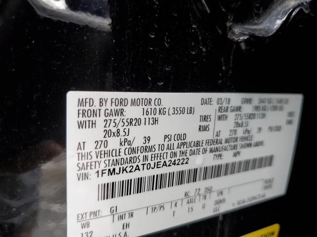 2018 FORD EXPEDITION - 1FMJK2AT0JEA24222