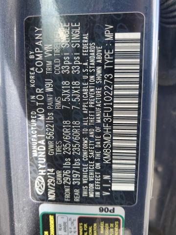 2015 HYUNDAI SANTA FE G - KM8SMDHF3FU102273