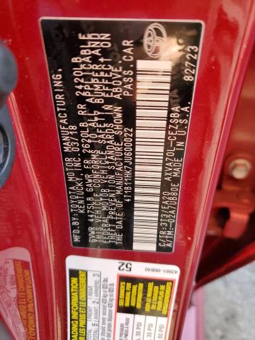 2018 TOYOTA CAMRY L - 4T1B11HK7JU600022