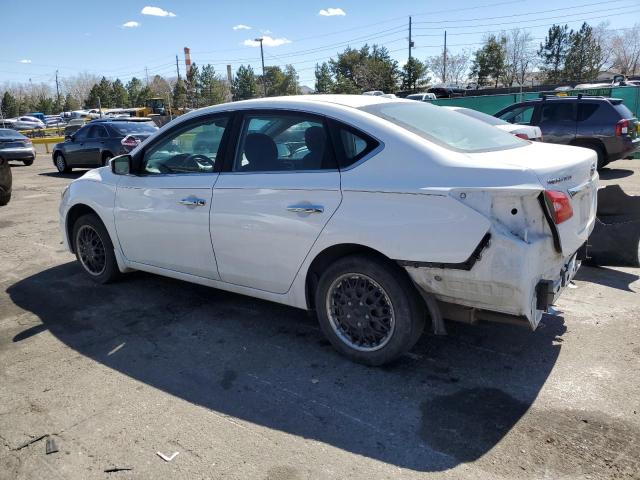 NISSAN SENTRA S 2016 white  gas 3N1AB7AP1GY227672 photo #3