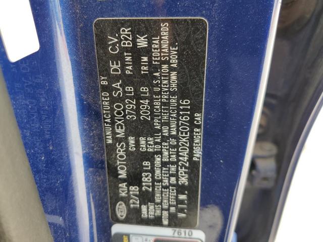 2019 KIA FORTE FE - 3KPF24AD2KE076116