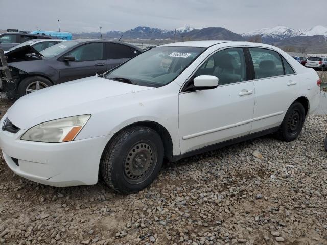 HONDA ACCORD LX 2003 white  gas 1HGCM55383A032583 photo #1