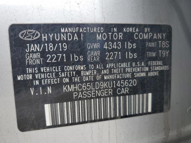 2019 HYUNDAI IONIQ - KMHC65LD9KU145620