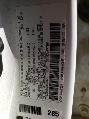 2016 TOYOTA TACOMA DOU - 3TMCZ5ANXGM023447