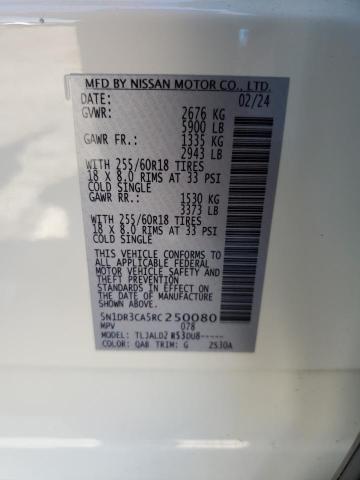 2024 NISSAN PATHFINDER - 5N1DR3CA5RC250080