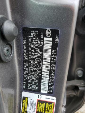 2019 TOYOTA CAMRY L - 4T1B11HK2KU264619